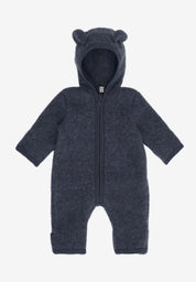 Huttelihut Wollfleece Overall "Allie mit Ohren" in versch. Farben