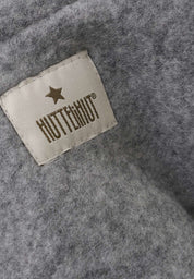 Huttelihut Jacke aus Wollfleece in grey melange