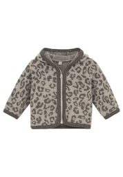 Huttelihut Jacke aus Wollfleece in LEO