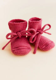 Hvid mitwachsende Merino Booties verschiedene Farben