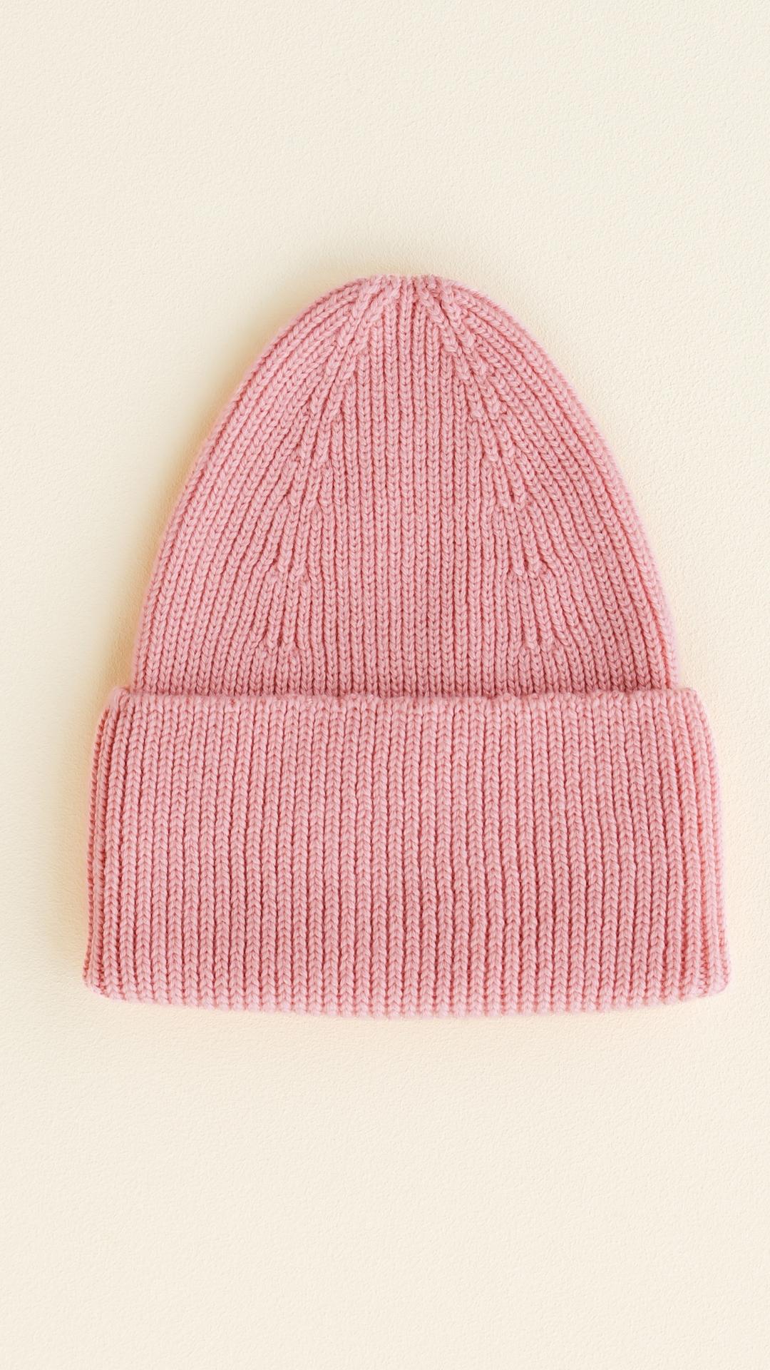 Hvid Merino Erwachsenen Beanie Fonzie verschiedene Farben