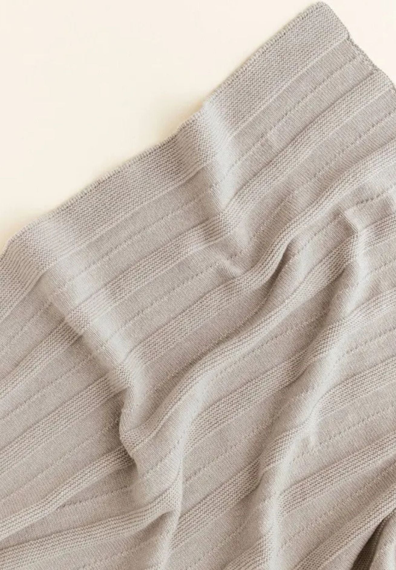 Hvid Merino Babydecke "Holly" versch. Farben