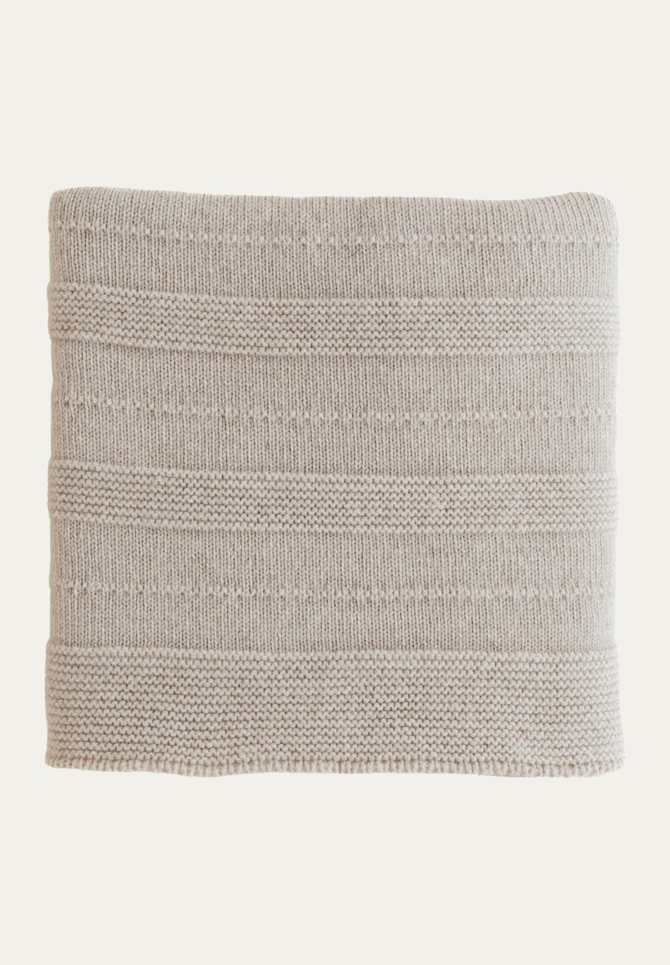 Hvid Merino Babydecke "Holly" versch. Farben