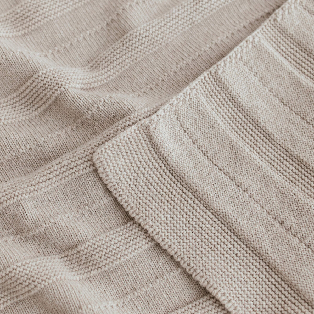 Hvid Merino Babydecke "Holly" versch. Farben