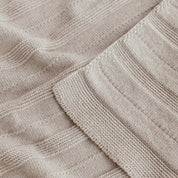 Hvid Merino Babydecke "Holly" versch. Farben