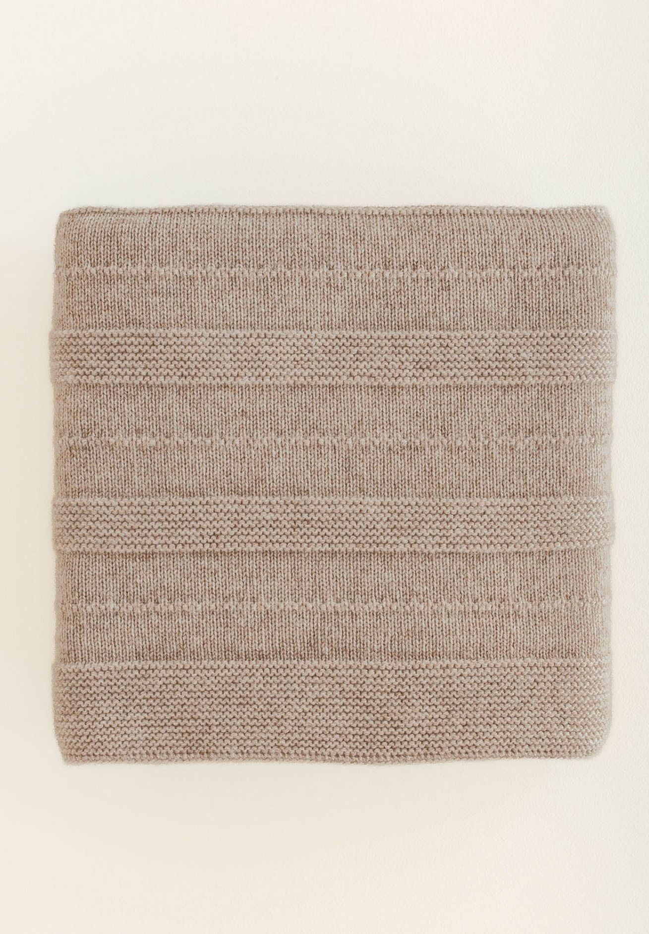 Hvid Merino Babydecke "Holly" versch. Farben