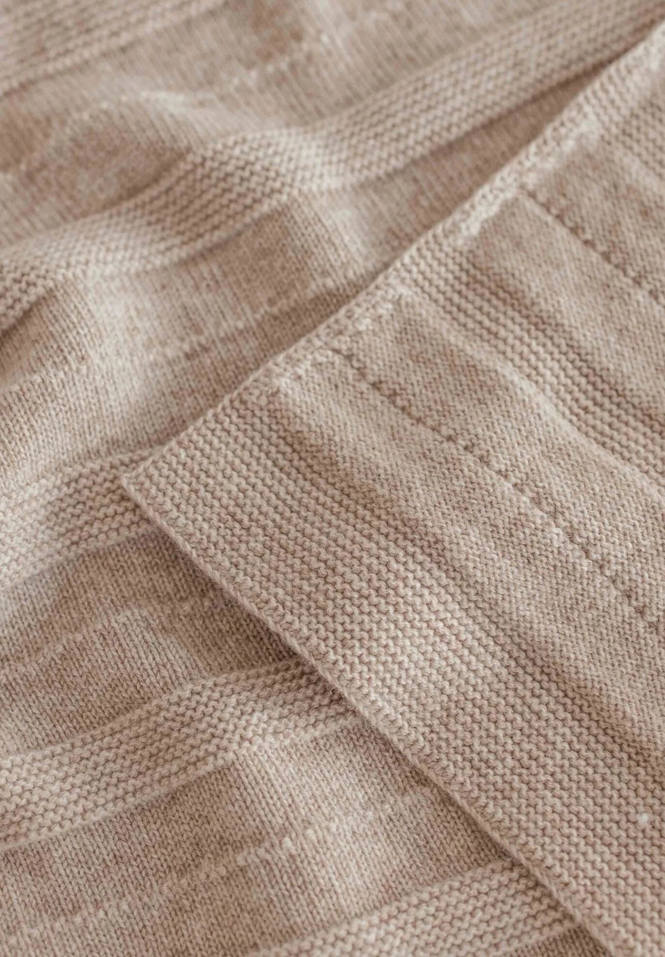 Hvid Merino Babydecke "Holly" versch. Farben