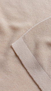 Hvid Merino Babydecke "Eliz" in oat