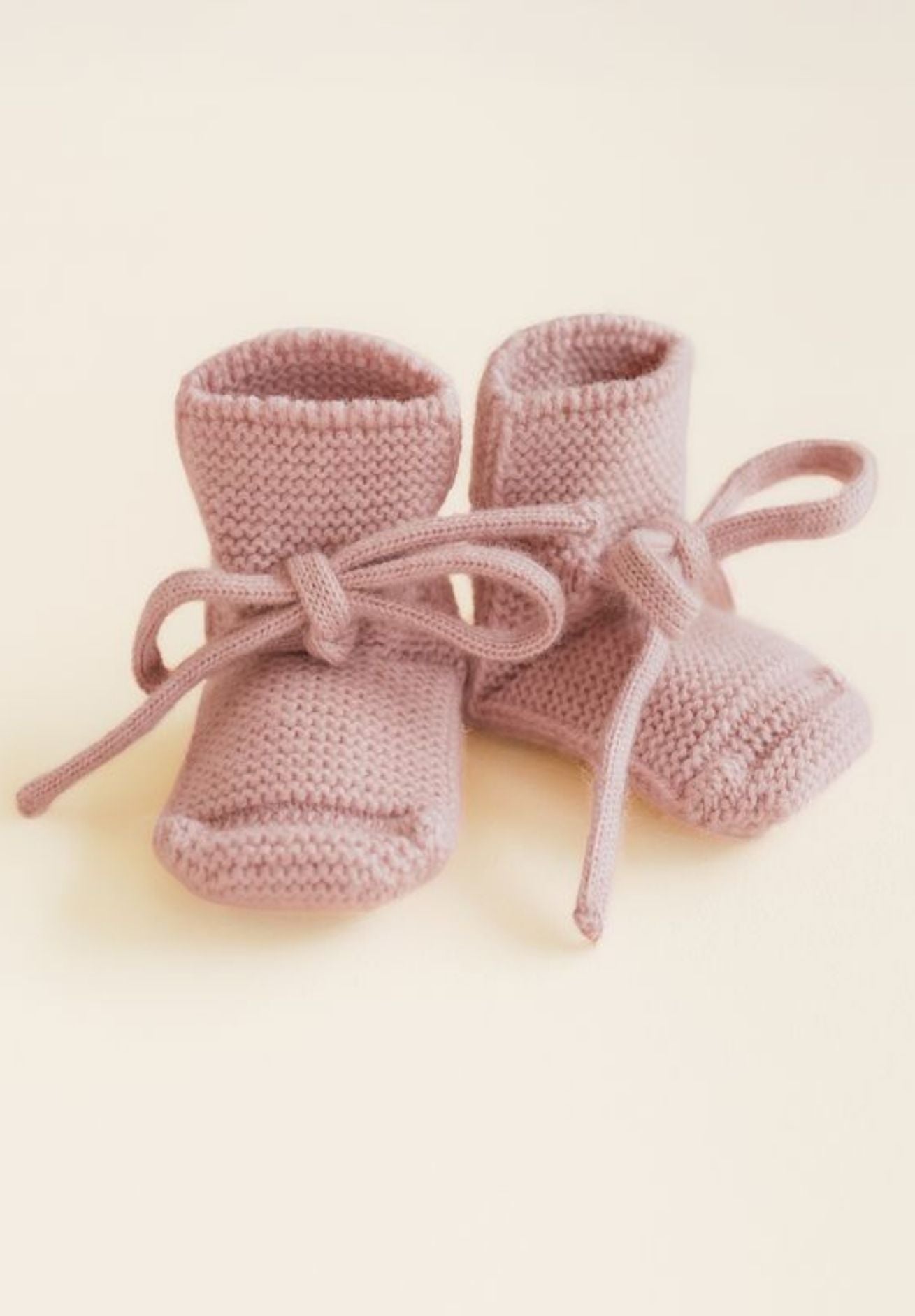 Hvid mitwachsende Merino Booties verschiedene Farben