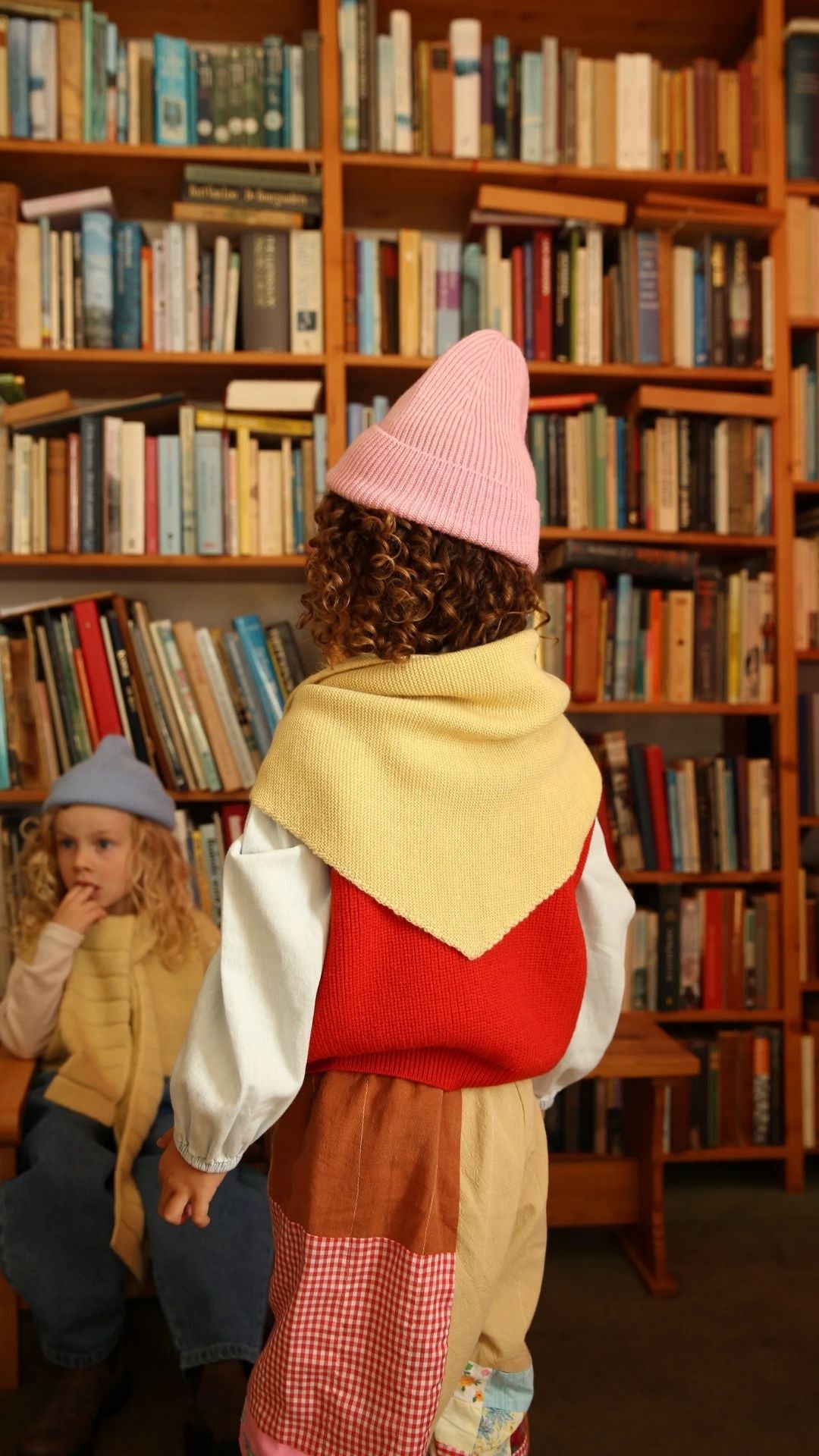 Hvid Merino Dreieckstuch Josephina MiniMe in versch. Farben