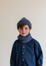Hvid Merino Schlauchschal Kids mitwachsend verschiedene Farben