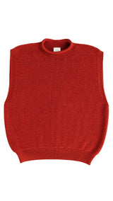 Hvid Merino Strickpullunder "Helle" für Frauen in rot