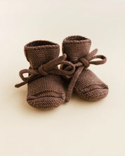 Hvid mitwachsende Merino Booties verschiedene Farben