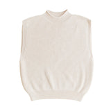 Hvid Merino Strickpullunder "Helle" für Frauen in cream