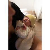Hvid Merino Babydecke "Gust" in cream
