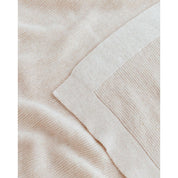 Hvid Merino Babydecke "Gust" in cream