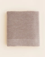 Hvid Merino Babydecke "Gust" in sand