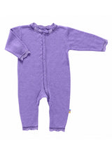 Joha Wolle Seide Einteiler mit feinem Ajourmuster in lilac