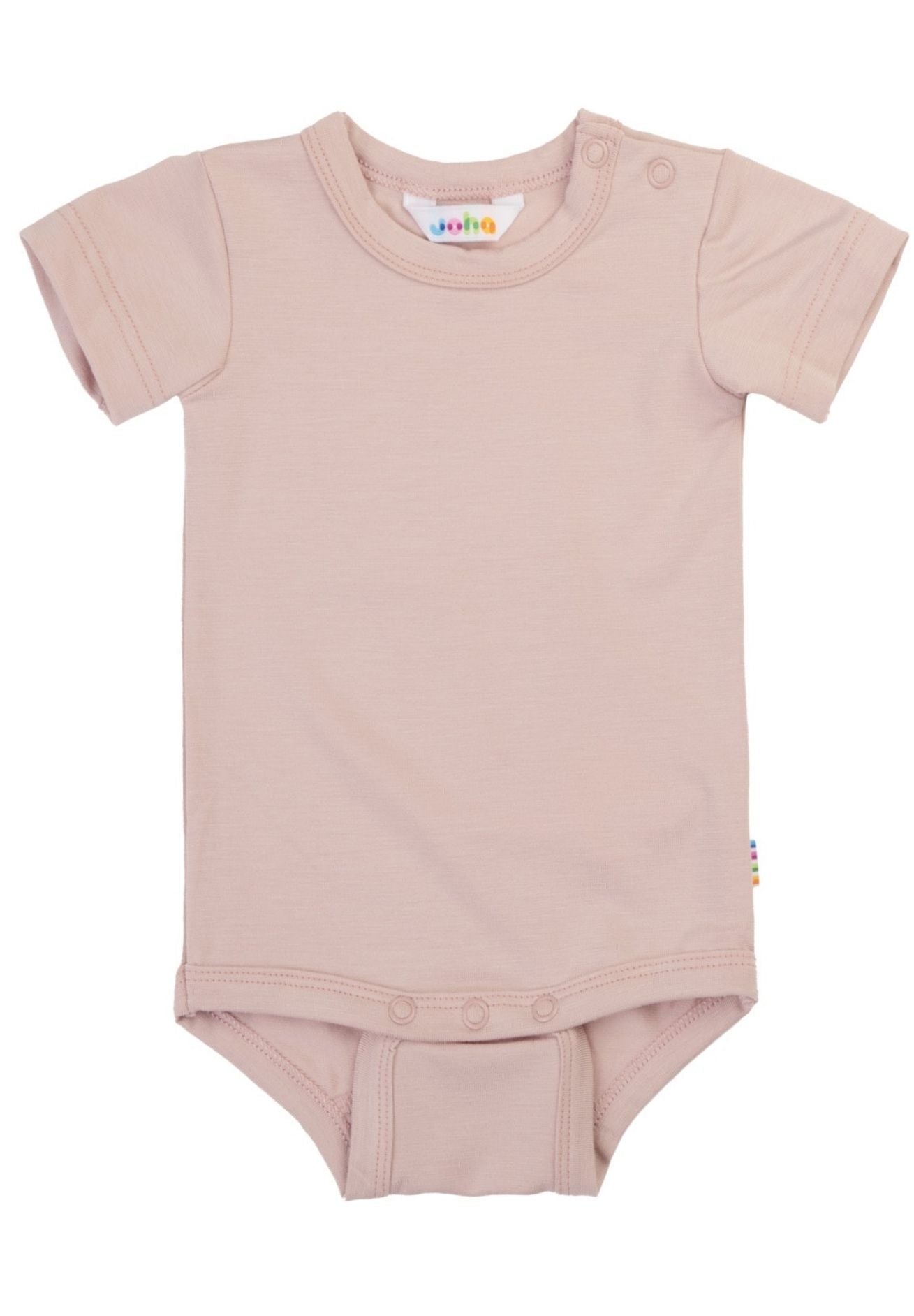 Joha Bio Bambus Body kurzarm rose