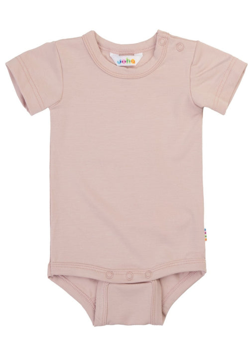 Joha Bio Bambus Body kurzarm rose
