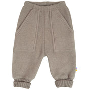 joha Wollfleece Hose sesam melange