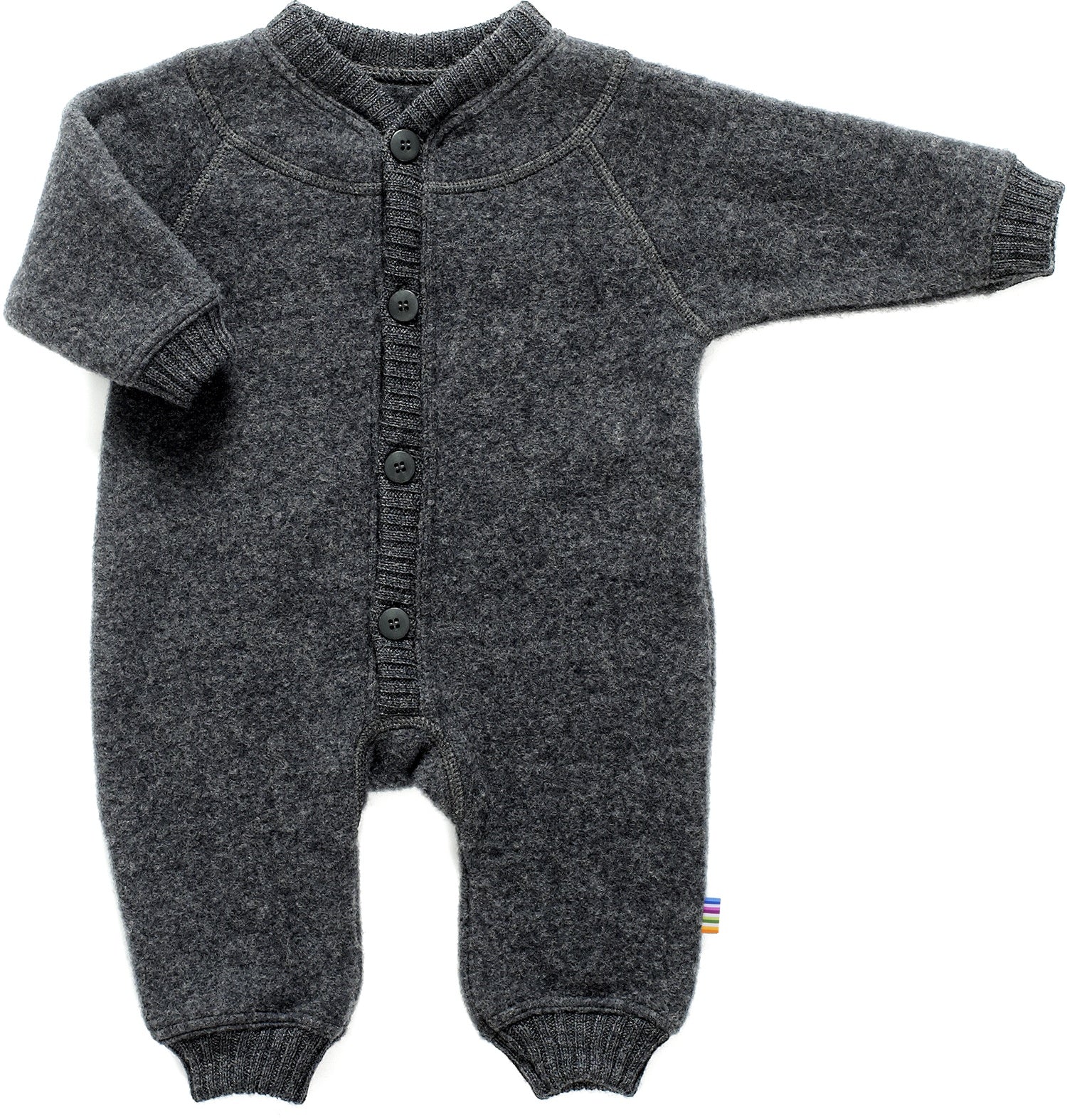 joha Baby Woll Overall Wollfleece dunkelgrau