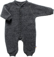 joha Baby Woll Overall Wollfleece dunkelgrau