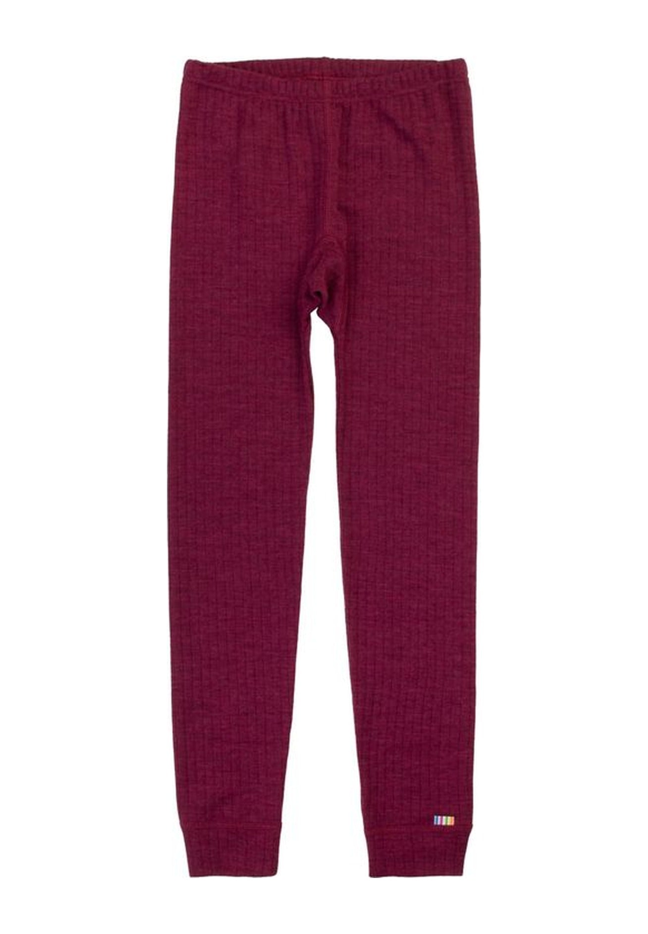 joha Merino Leggings Limited Edition in Weinrot-Melange