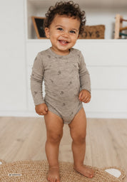 Joha Merino Wollbody sand gemustert