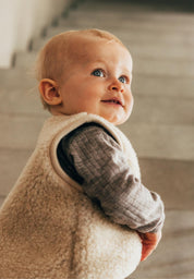 Joha Merino Woll Body sesam melange