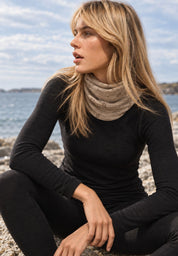 Joha Frauen Merino Langarmshirt schwarz