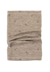 joha Kinder Schlauchschal unisex Merinowolle in sand gemustert
