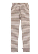 Joha Wolle Seide Leggings "special edition" mocca gestreift