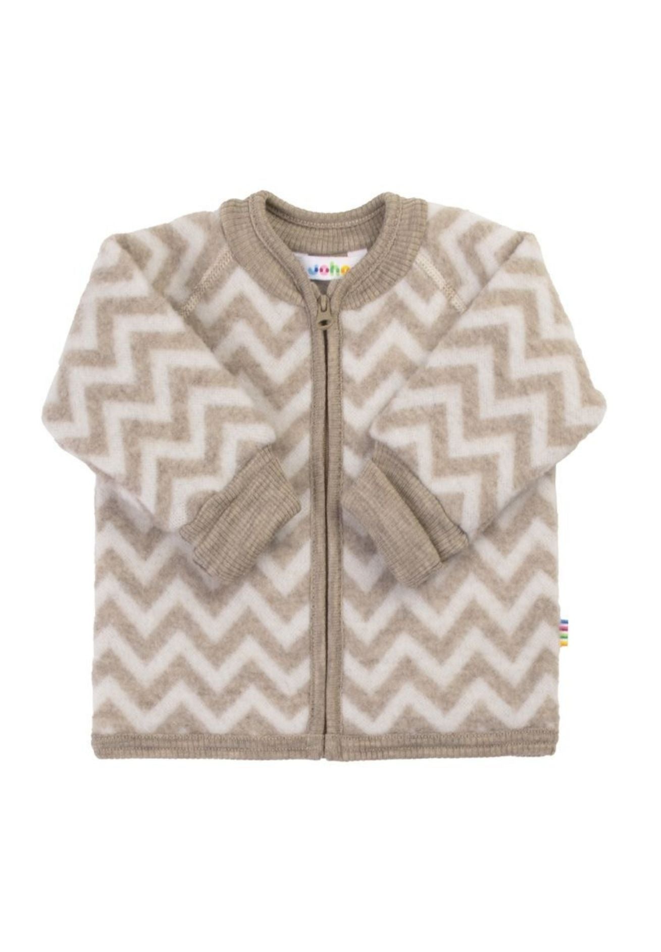 joha Merino Kinder Wollfleecejacke mit Reißverschluss "waves"