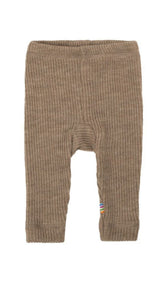 Joha Merino Woll Strickhose in camel melange