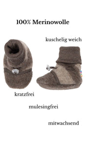 Joha Merino Fleece Booties verschiedene Farben
