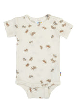 Joha Wolle Seide Body kurzarm "summer edition" natur mit Krabben