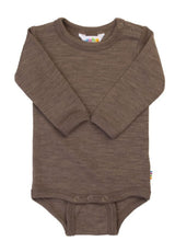 Joha Wolle Seide Body brown melange
