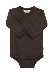Joha Wolle Seide Wickelbody dark chocolate