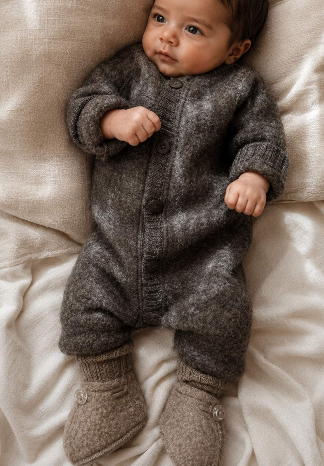Joha Merino Fleece Booties verschiedene Farben