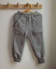 joha Wollfleece Hose sesam melange