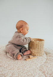 joha Baby Woll Overall Wollfleece sesam