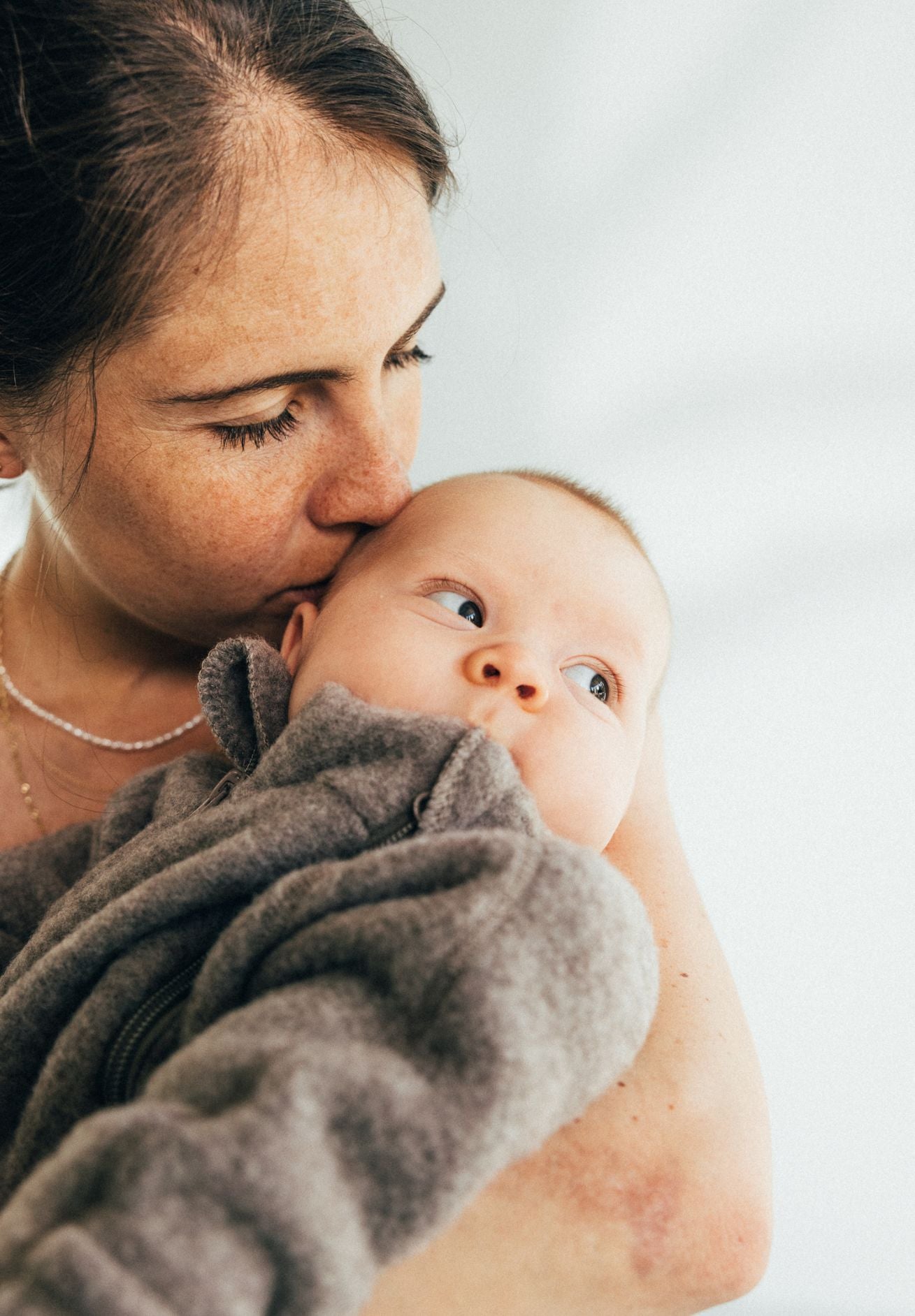 joha Baby Wollfleece Overall mit Reißverschluss in sesam