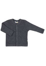 Joha Merino Woll Cardigan dunkelgrau
