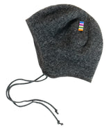 Joha Merino Fleece Muetze in dunkelgrau