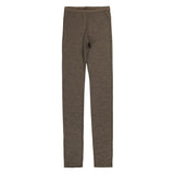 Joha Frauen Wolle Seide Leggings in chocolate melange