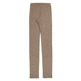 Joha Frauen Wolle Seide Leggings in sesam melange