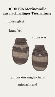 Joha Merino Babyhandschuhe in stripe