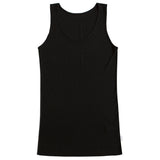 Joha Frauen Merino Tanktop in schwarz