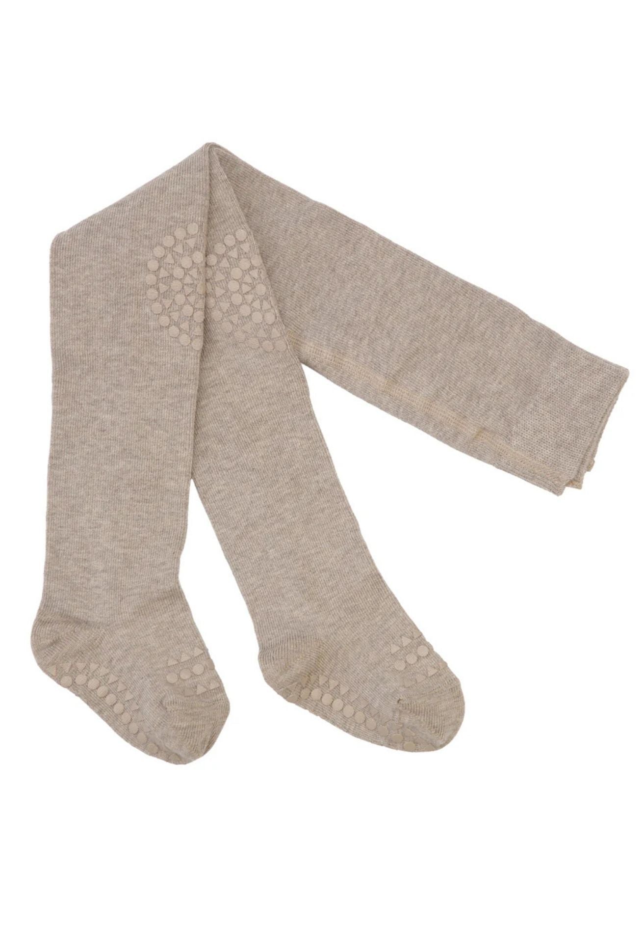 gobabygo Baby Bio-Baumwoll Krabbelstrumpfhose sand